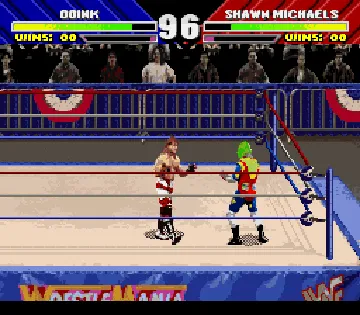 WWF WrestleMania - The Arcade Game (USA) screen shot game playing